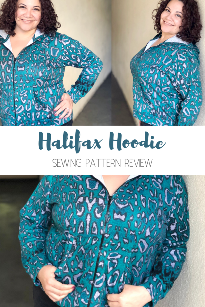 Sewing pattern review of Halifax Hoodie by Hey June Handmade - petitefont.com