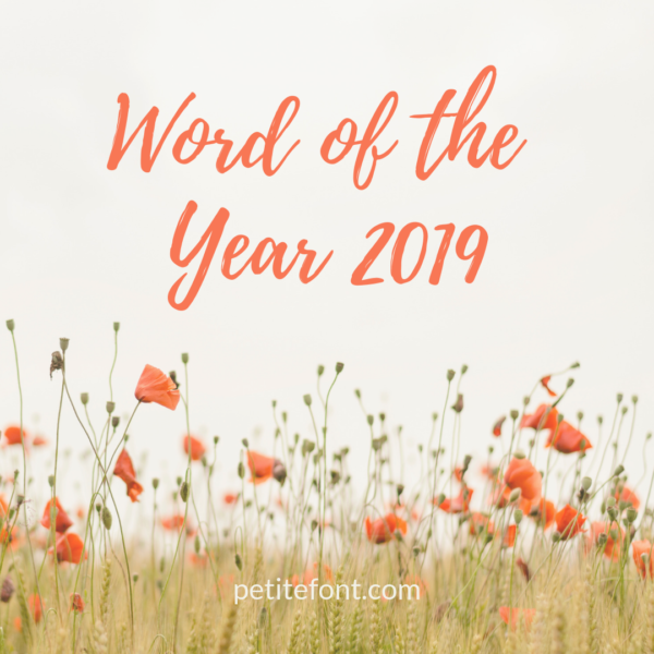 Word of the Year 2019