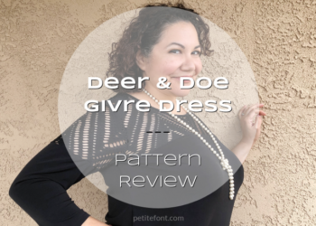 A sewing pattern review of the Deer and Doe Givre dress