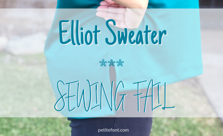 Elliot Sweater Pattern Review: A Sewing Fail