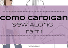 Como Cardigan Sew Along Part 1