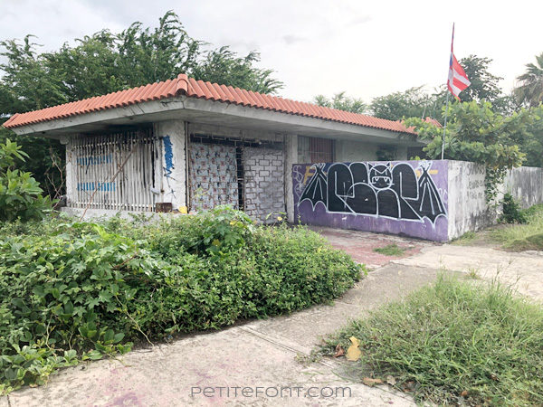 Home covered in muralistic graffiti