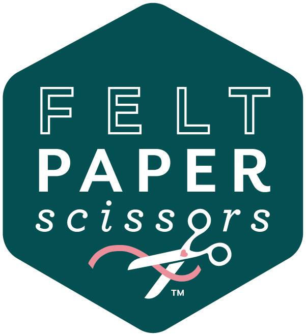 Felt paper scissors logo